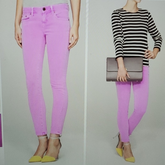J.Crew Toothpick Ankle Neon Violetta Jeans - Picture 3 of 11